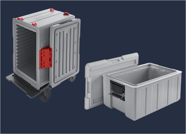 Kunststoff Thermobox für Speisentransport in der Gastronomie