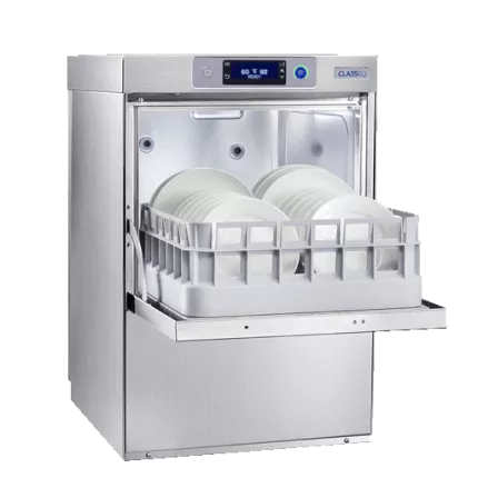 Untertischspülmaschine aus Edelstahl für die Gastronomie